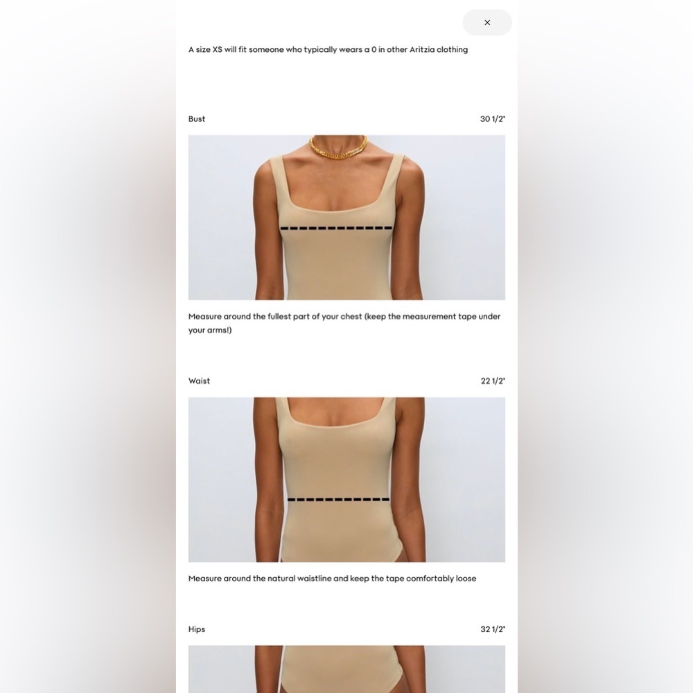 Aritzia Original Contour Squareneck Cami Tank | Vintage Navy | NWT - Picture 9 of 9